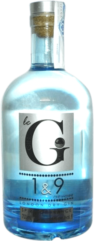 Free Shipping | Gin Langley's Gin Le G 1&9 France 70 cl