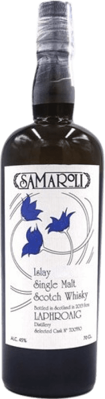 免费送货 | 威士忌单一麦芽威士忌 Mongiardino Samaroli From Laphroaig 收藏家标本 英国 70 cl