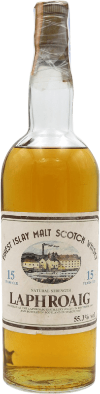 Envoi gratuit | Single Malt Whisky Laphroaig Spécimen de Collection Royaume-Uni 15 Ans 70 cl