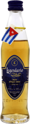 4,95 € 免费送货 | 朗姆酒 Legendario Añejo Oro 微型瓶 5 cl