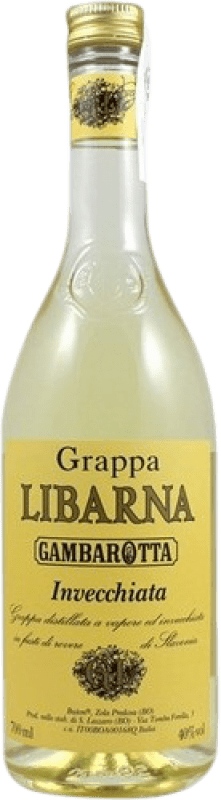 Envio grátis | Aguardente Grappa Libarna Libarna Invecchiata Itália 70 cl