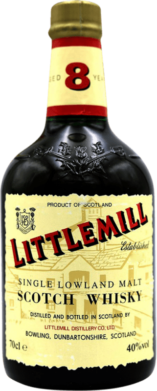 Kostenloser Versand | Single Malt Whisky Littlemill Großbritannien 8 Jahre 70 cl