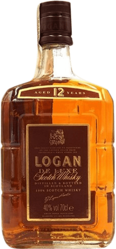 85,95 € | Купажированный виски Logan. De Luxe Объединенное Королевство 12 Лет 70 cl