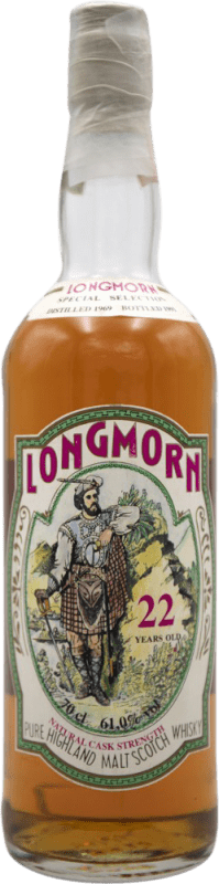 5 502,95 € Envio grátis | Whisky Single Malt Longmorn Espécime de Colecionador 22 Anos