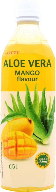 Envio grátis | Refrigerantes Lotte Coreia do Sul Garrafa Medium 50 cl Aloe Vera, Mango — Manga