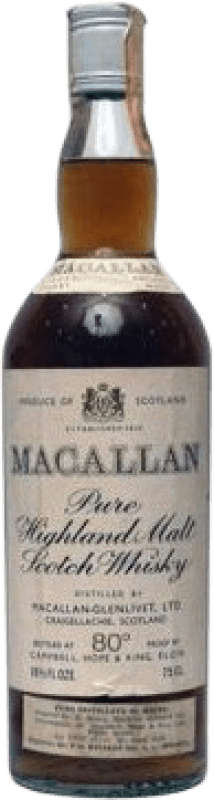 Envoi gratuit | Single Malt Whisky Macallan 80 Proof Spécimen de Collection Royaume-Uni 70 cl