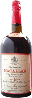 Single Malt Whisky Macallan Christopher's Queen's Jubilee Spécimen de Collection 25 Ans Bouteille Spéciale 1,5 L