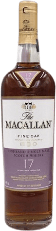 免费送货 | 威士忌单一麦芽威士忌 Macallan Fine Oak 英国 17 岁 70 cl