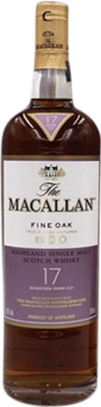 Spedizione Gratuita | Whisky Single Malt Macallan Fine Oak Cask — Botte di Rovere Regno Unito 17 Anni 70 cl