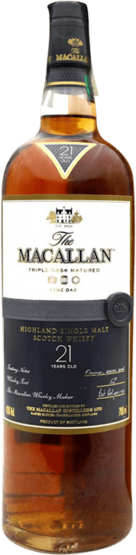 免费送货 | 单一麦芽威士忌 Macallan Fine Oak Cask — 橡木桶 英国 21 岁 70 cl