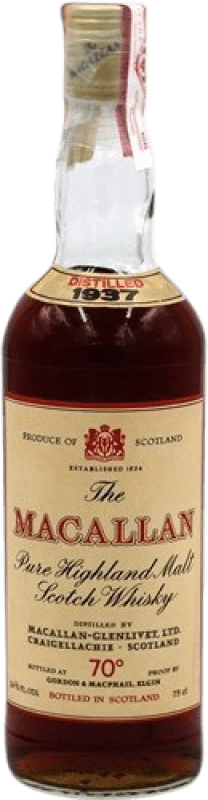 Kostenloser Versand | Whiskey Single Malt Macallan Gordon & Macphail 70 Proof Sammlerexemplar Großbritannien 70 cl