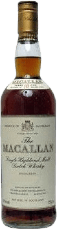 Envío gratis | Whisky Single Malt Macallan Sherry Cask Finish — Acabado en Barrica Reino Unido 18 Años 70 cl Ejemplar Coleccionista No Apto para Consumo