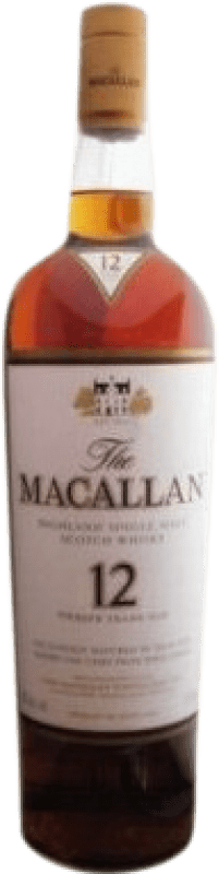 免费送货 | 威士忌单一麦芽威士忌 Macallan Sherry Oak 英国 12 岁 1 L