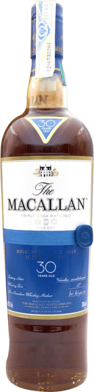 Envoi gratuit | Single Malt Whisky Macallan Triple Cask Royaume-Uni 30 Ans 70 cl