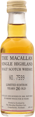 459,95 € | Single Malt Whisky Macallan United Kingdom 26 Years Miniature Bottle 5 cl Collector's Item Not for Consumption