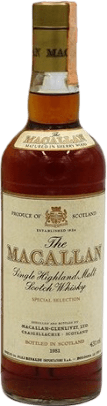 Бесплатная доставка | Виски из одного солода Macallan Коллекционный образец Объединенное Королевство 70 cl