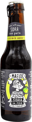 Cider 4 units box Maeloc Pera Small Bottle 20 cl