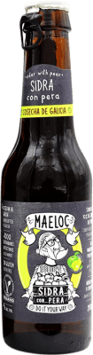 Spedizione Gratuita | Scatola da 4 unità Sidro Maeloc Pera Spagna Bottiglietta 20 cl