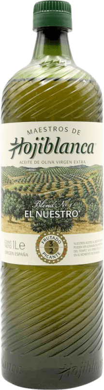 Envio grátis | Azeite de Oliva Maestros de Hojiblanca. Virgen Extra Espanha Hojiblanca 1 L