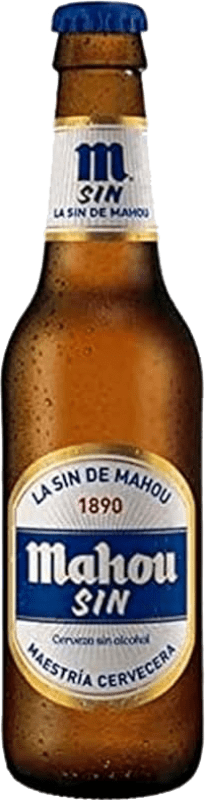 5,95 € Spedizione Gratuita | Scatola da 6 unità Birra Mahou Piccola Bottiglia 25 cl