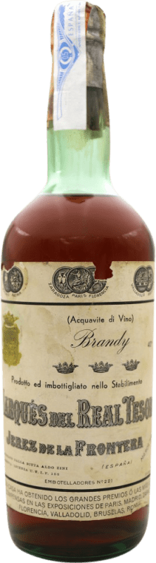 231,95 € Envío gratis | Brandy Marqués del Real Tesoro Ejemplar Coleccionista No Apto para Consumo