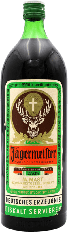 164,95 € | Liqueur aux herbes Mast Jägermeister Allemagne 1 L