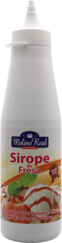 Envoi gratuit | Schnapp Molino Real. Sirope de Fresa Espagne Petite Bouteille 20 cl Sans Alcool