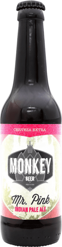 Spedizione Gratuita | Birra Monkey. Mr. Pink Spagna Bottiglia Terzo 33 cl