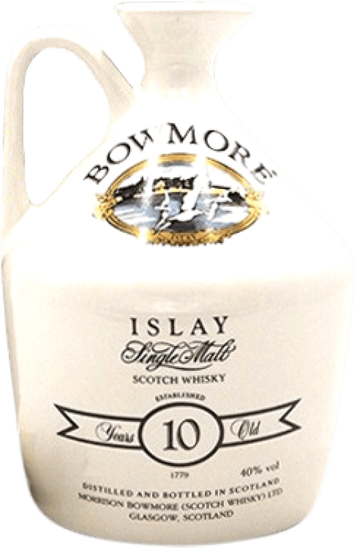 Free Shipping | Single Malt Whisky Morrison's Bowmore National Garden Festival Decanter Scotland United Kingdom 10 Years 70 cl