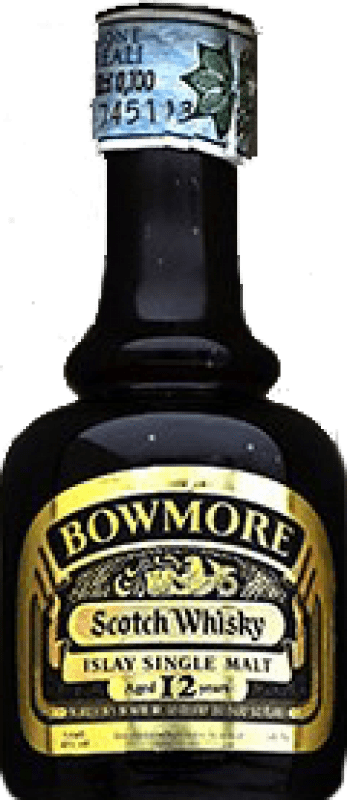 Free Shipping | Whisky Single Malt Morrison's Bowmore Deluxe Collector's Specimen Scotland United Kingdom 12 Years Miniature Bottle 5 cl