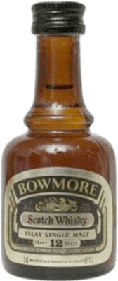 Бесплатная доставка | Односолодовый виски Morrison's Bowmore Dumpy Шотландия Объединенное Королевство 12 Лет Мини-бутылка 5 cl Коллекционный экземпляр Не предназначен для употребления