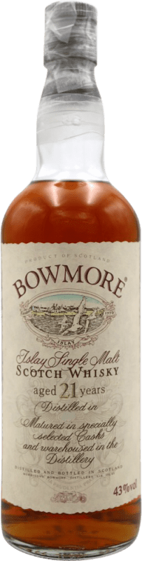 Envoi gratuit | Single Malt Whisky Morrison's Bowmore Spécimen de Collection Ecosse Royaume-Uni 21 Ans 70 cl