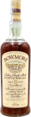 Single Malt Whisky Morrison's Bowmore 21 Jahre 70 cl Sammlerstück Nicht zum Verzehr Geeignet
