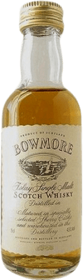 Single Malt Whisky Morrison's Bowmore Spécimen de Collection Bouteille Miniature 5 cl