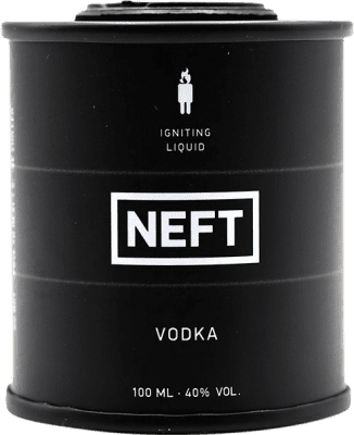 11,95 € Envio grátis | Vodka Neft Garrafinha Miniatura 10 cl