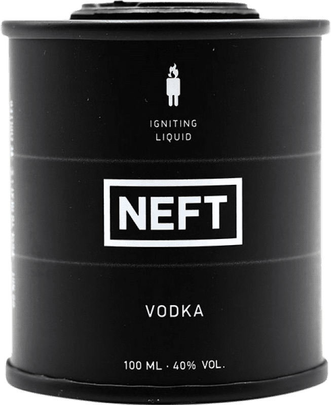 送料無料 | ウォッカ Neft ロシア連邦 ミニチュアボトル 10 cl