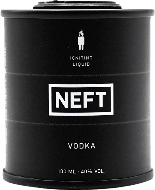 Spedizione Gratuita | Vodka Neft Russia Bottiglietta Mignon 10 cl
