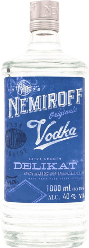 Free Shipping | Vodka Nemiroff Delikat Ukraine 1 L