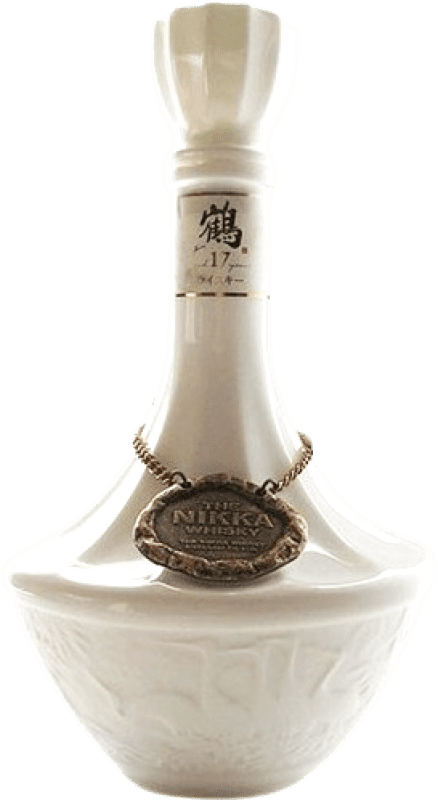 送料無料 | シングルモルトウイスキー Nikka Tsuru Decanter — デキャンタ 日本 17 年 70 cl
