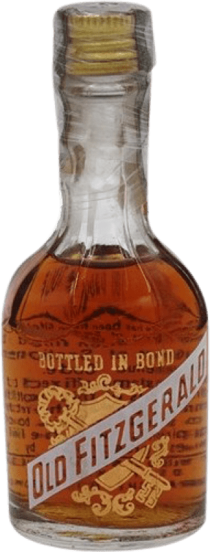 Spedizione Gratuita | Whisky Bourbon Old Fitzgerald Esemplare da Collezione stati Uniti Bottiglia Miniatura 5 cl