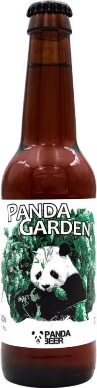 Kostenloser Versand | Bier Panda Garden Blanca Belgien Drittel-Liter-Flasche 33 cl