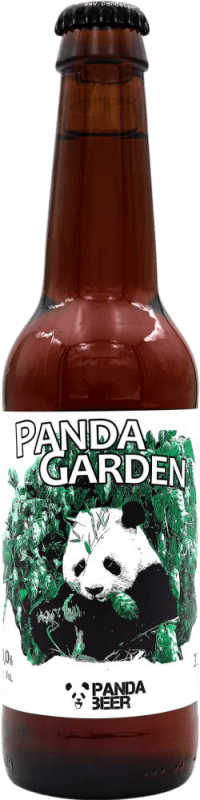 Бесплатная доставка | Пиво Panda Garden Blanche — Белое пиво Бельгия Бутылка на треть 33 cl