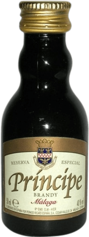 2,95 € Kostenloser Versand | Brandy Pernod Ricard Príncipe Especial Reserve Miniaturflasche 5 cl