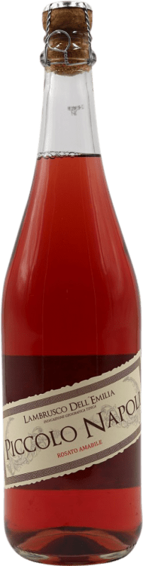 Free Shipping | Rosé Sparkling Wine Piccolo Napoli I.G.T. Emilia Romagna Italy Lambrusco 75 cl