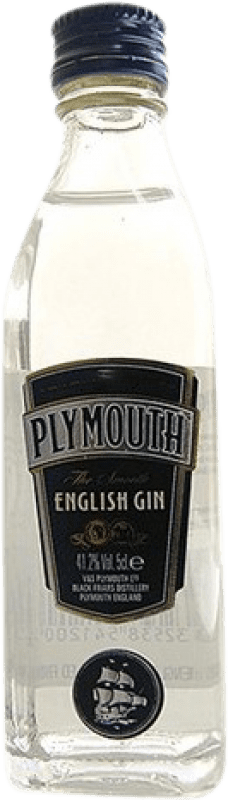 Envío gratis | Ginebra Gin Plymouth England Reino Unido Botellín Miniatura 5 cl