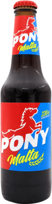 1,95 € | Безалкогольные напитки Pony Malta. Bebida de Malta Колумбия Бутылка на треть 33 cl