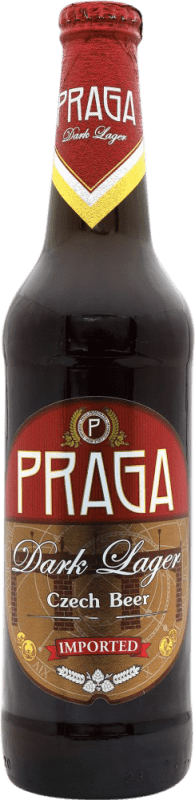 Free Shipping | Beer Praga Lager, Dark Ale Czech Republic Medium Bottle 50 cl