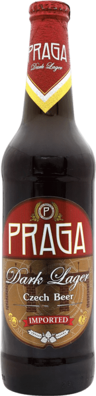 Free Shipping | Beer Praga Negra Czech Republic Medium Bottle 50 cl