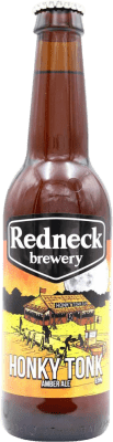 Envio grátis | Cerveja Redneck Honky Tonk Espanha Garrafinha Terço 33 cl