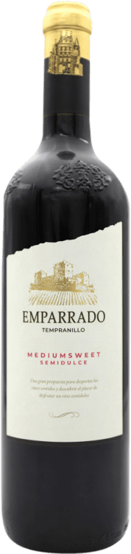 Free Shipping | Red wine Reserva de La Tierra Emparrado Semi-Dry Semi-Sweet D.O. Catalunya Spain Tempranillo 75 cl